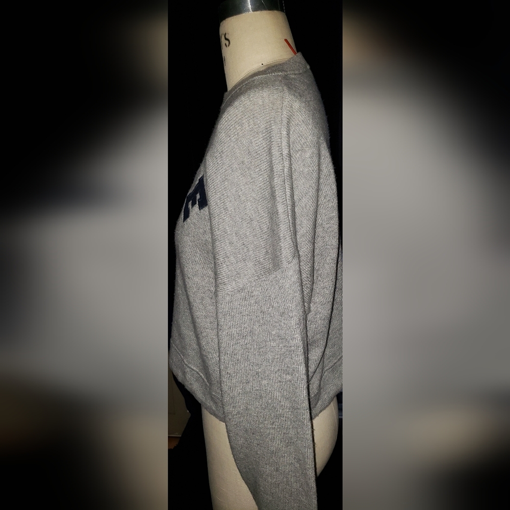 Auth. Celine Cashmere Wool Drawstring Cable Knit … - image 4